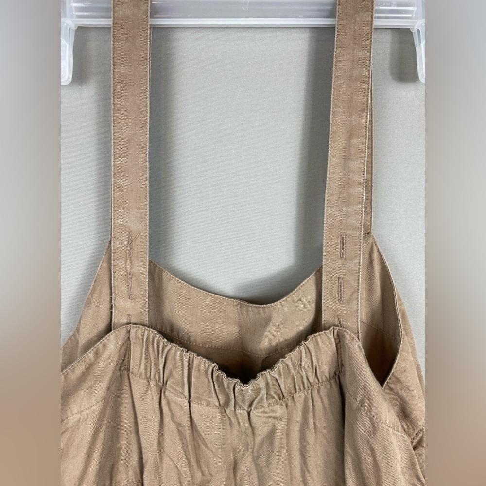 The Drop Britt Tiered Maxi Boho Flowy Dress Tan Small - Picture 6 of 6